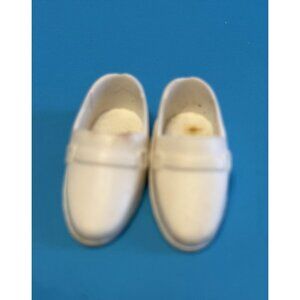 Vintage 1970s Barbie Ken White Summer Loafers Wedding